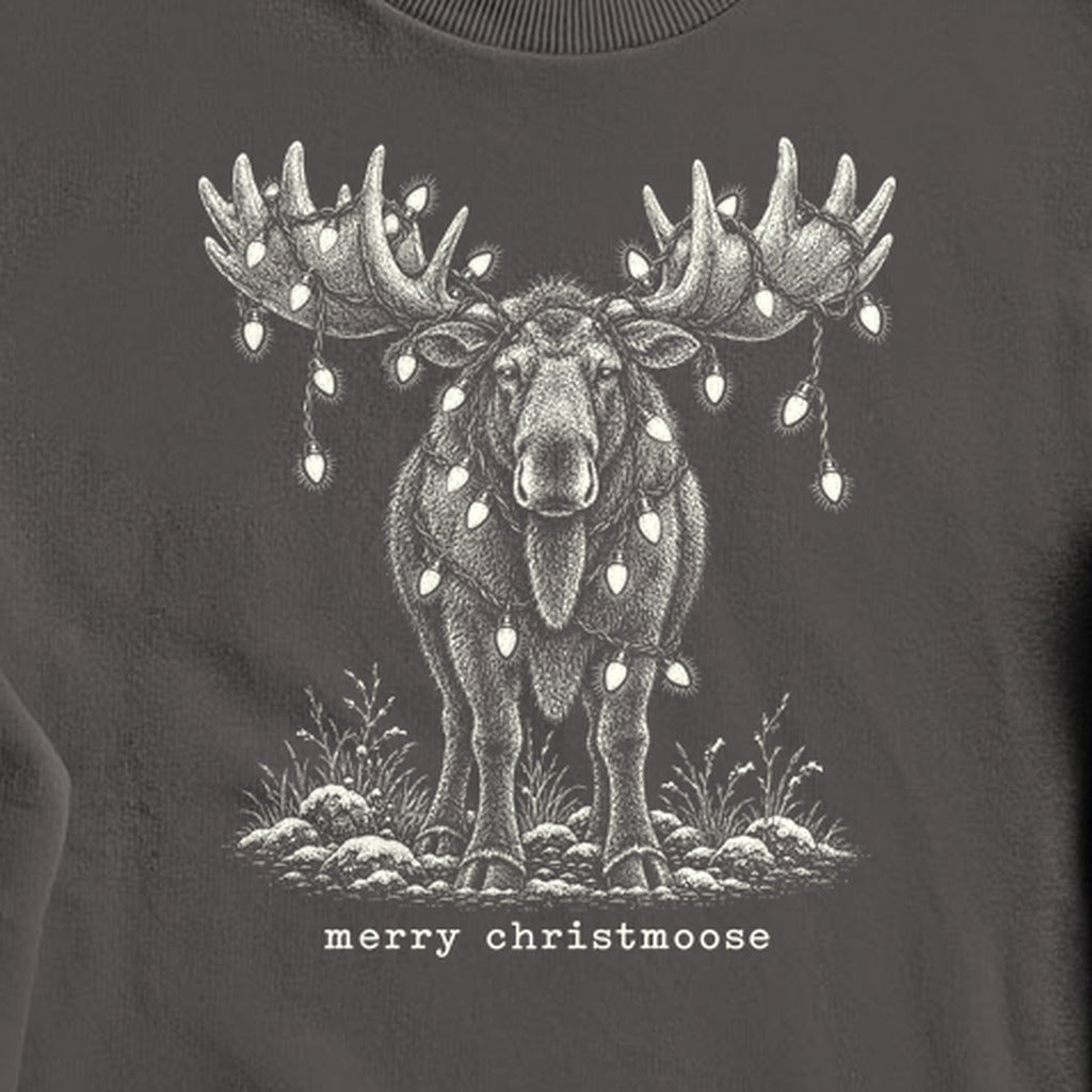 Merry ChristMoose Crewneck Sweatshirt