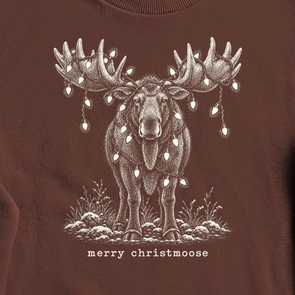 Merry ChristMoose Crewneck Sweatshirt