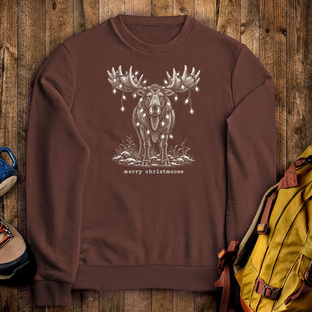 Merry ChristMoose Crewneck Sweatshirt