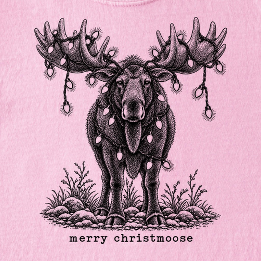 Merry ChristMoose Kids Cotton T-Shirt