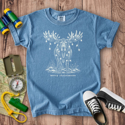 Merry ChristMoose Kids Cotton T-Shirt
