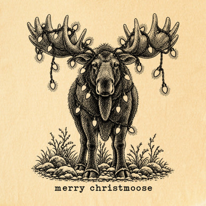 Merry ChristMoose Kids Cotton T-Shirt