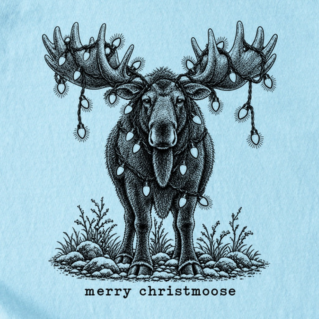 Merry ChristMoose Kids Cotton T-Shirt
