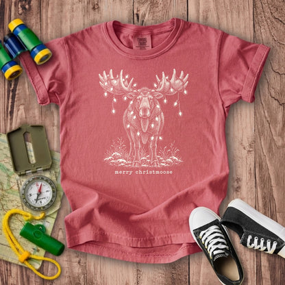 Merry ChristMoose Kids Cotton T-Shirt
