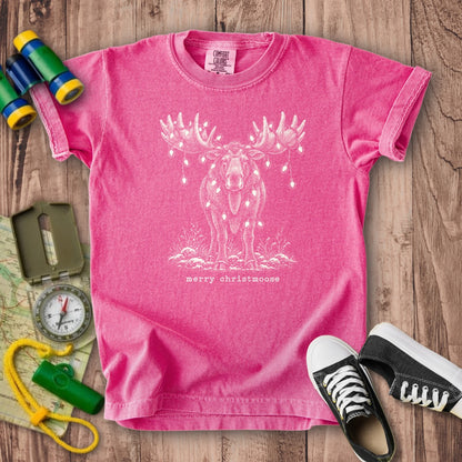 Merry ChristMoose Kids Cotton T-Shirt
