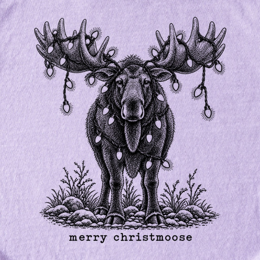 Merry ChristMoose Kids Cotton T-Shirt