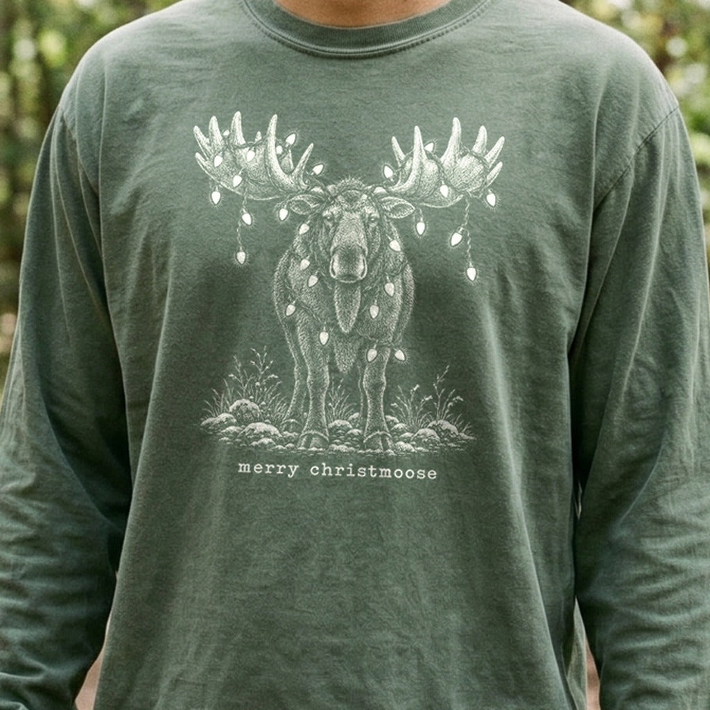 Merry ChristMoose Premium Long Sleeve