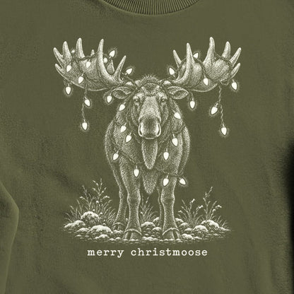 Merry ChristMoose Crewneck Sweatshirt