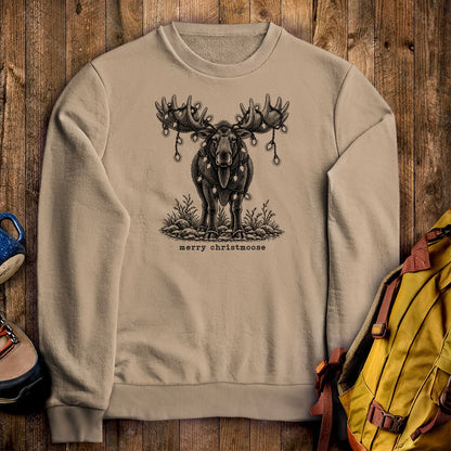 Merry ChristMoose Crewneck Sweatshirt