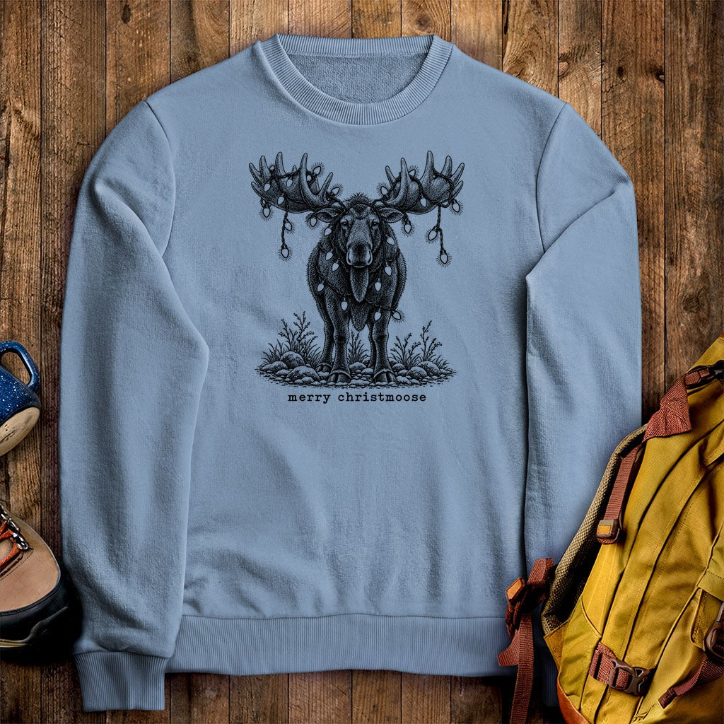 Merry ChristMoose Crewneck Sweatshirt