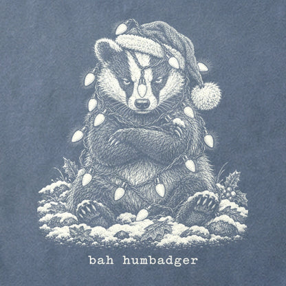 Bah Humbug Badger Cotton T-Shirt