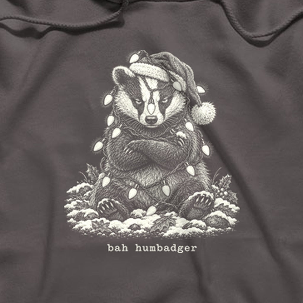 Bah Humbug Badger Hoodie