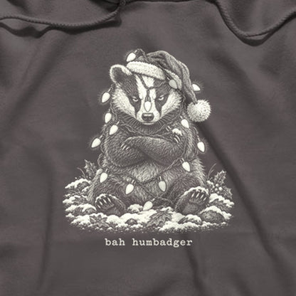 Bah Humbug Badger Hoodie