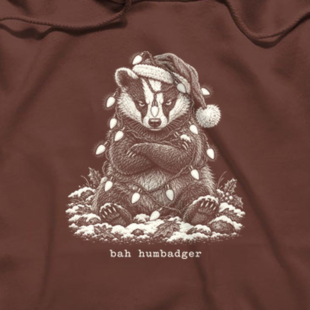 Bah Humbug Badger Hoodie