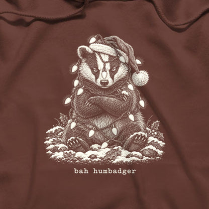Bah Humbug Badger Hoodie