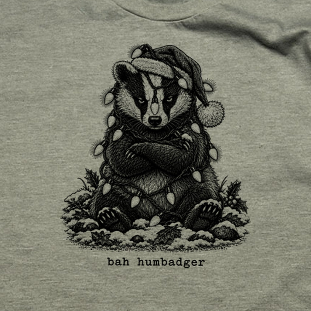 Bah Humbug Badger T-Shirt