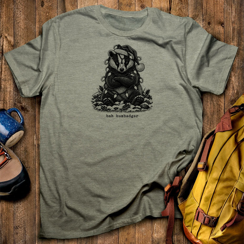 Bah Humbug Badger T-Shirt