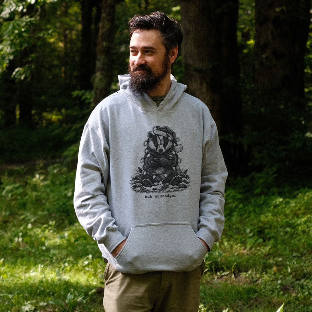 Bah Humbug Badger Hoodie