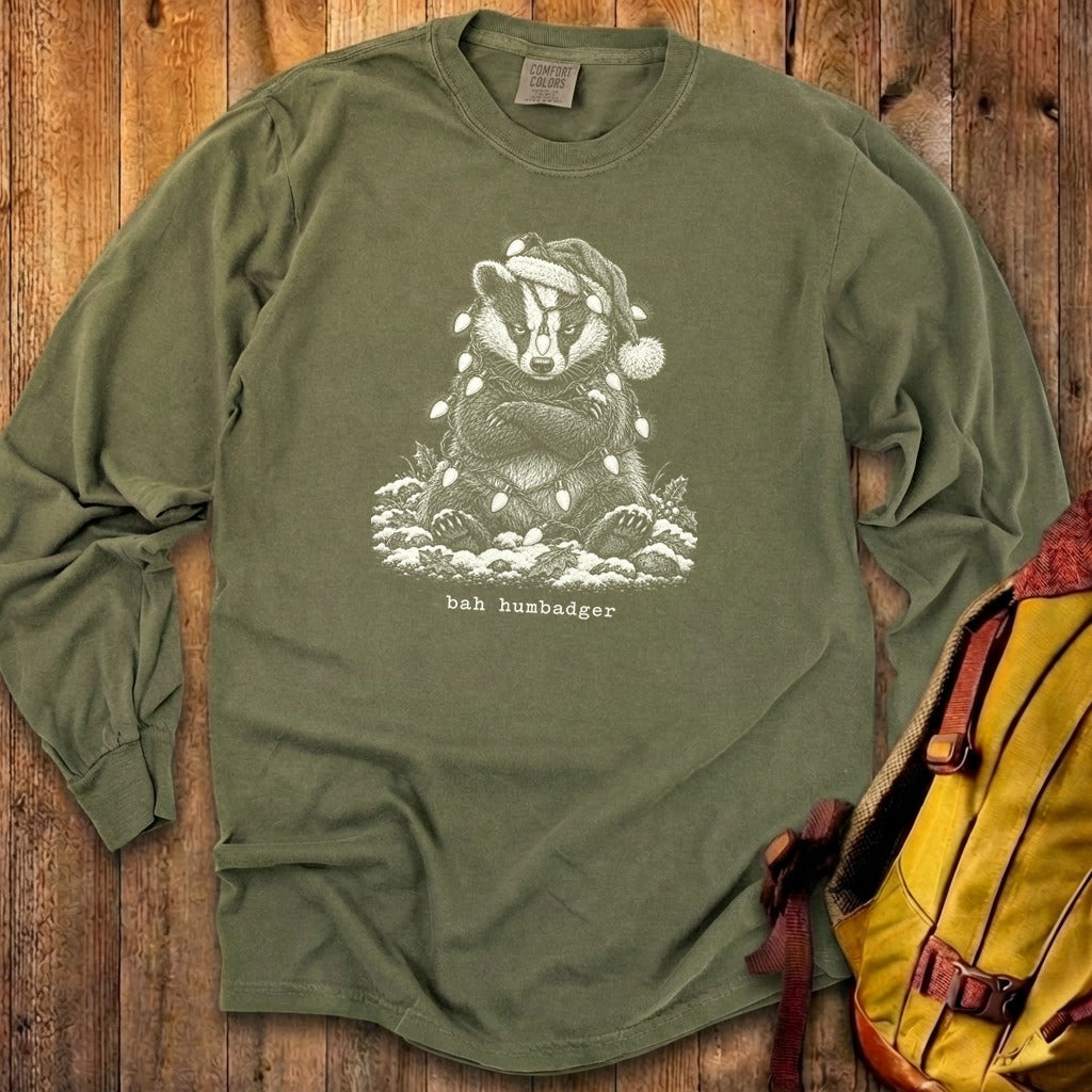 Bah Humbug Badger Premium Long Sleeve