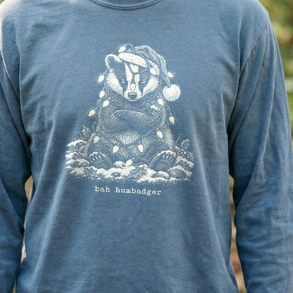 Bah Humbug Badger Premium Long Sleeve