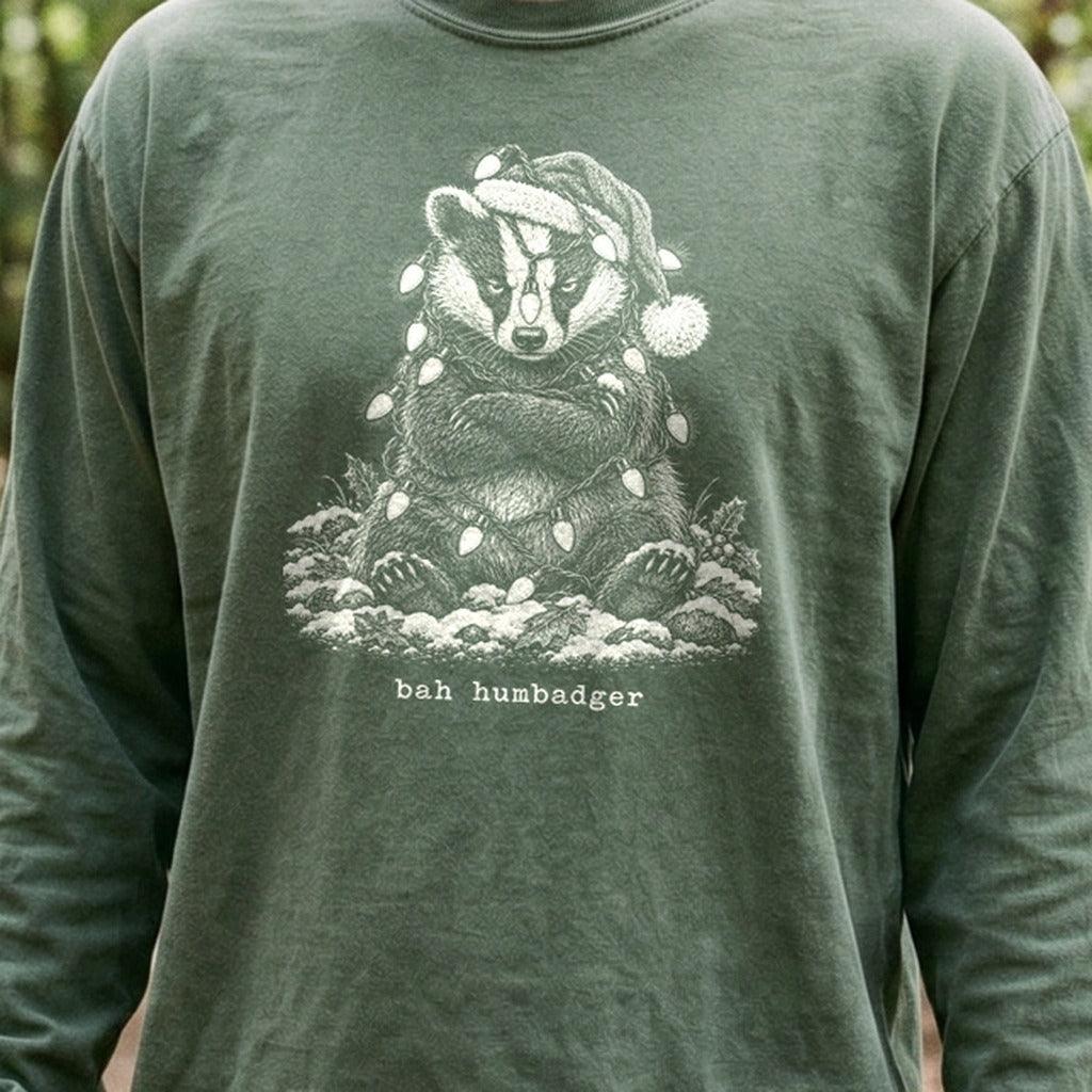 Bah Humbug Badger Premium Long Sleeve