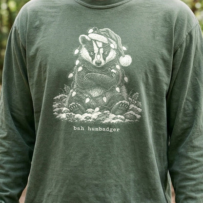 Bah Humbug Badger Premium Long Sleeve