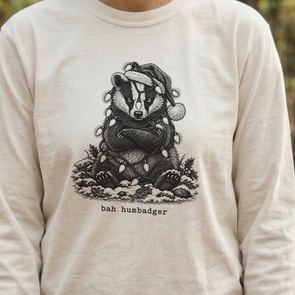 Bah Humbug Badger Premium Long Sleeve