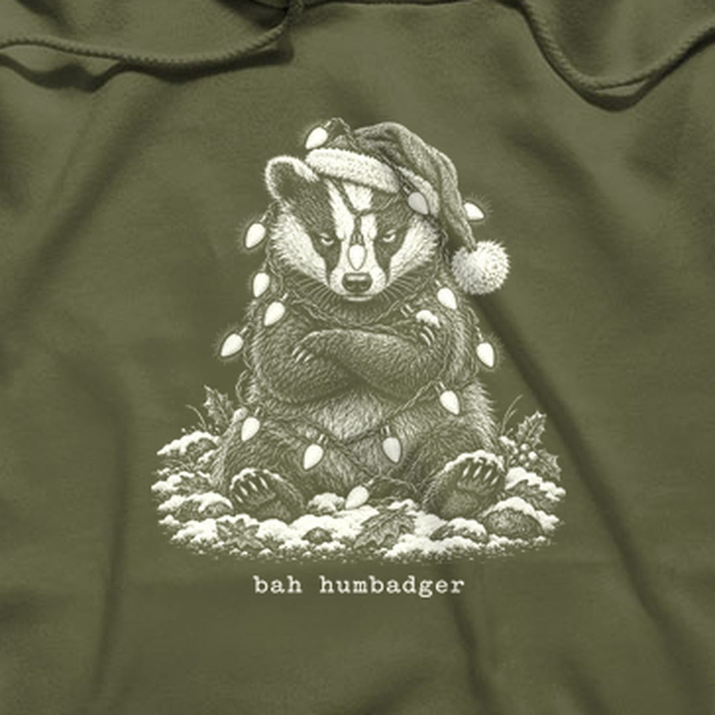 Bah Humbug Badger Hoodie