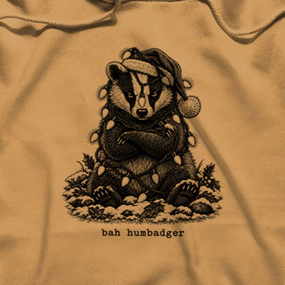 Bah Humbug Badger Hoodie