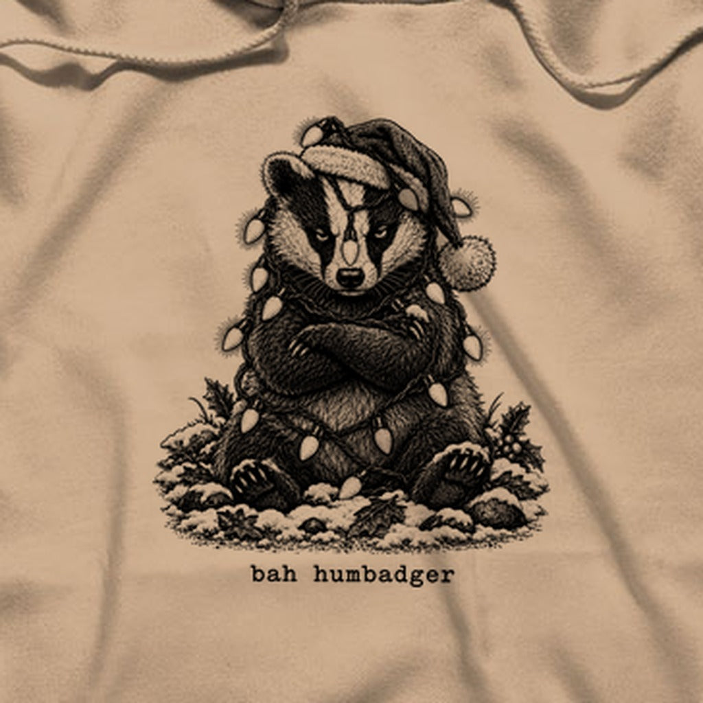 Bah Humbug Badger Hoodie
