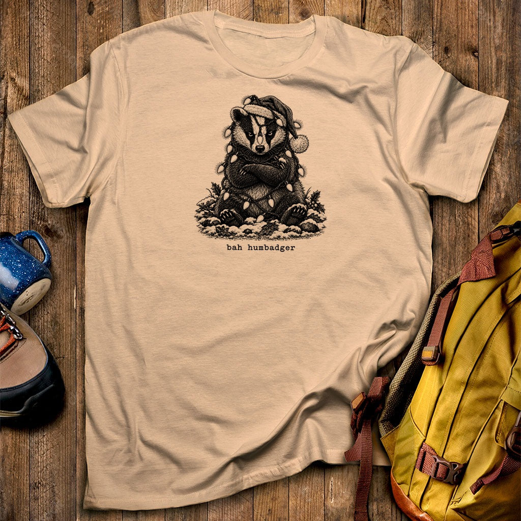 Bah Humbug Badger T-Shirt