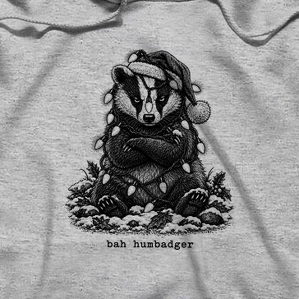 Bah Humbug Badger Hoodie