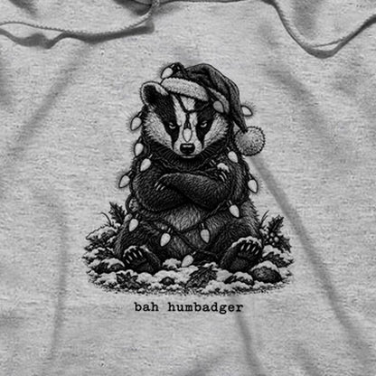 Bah Humbug Badger Hoodie