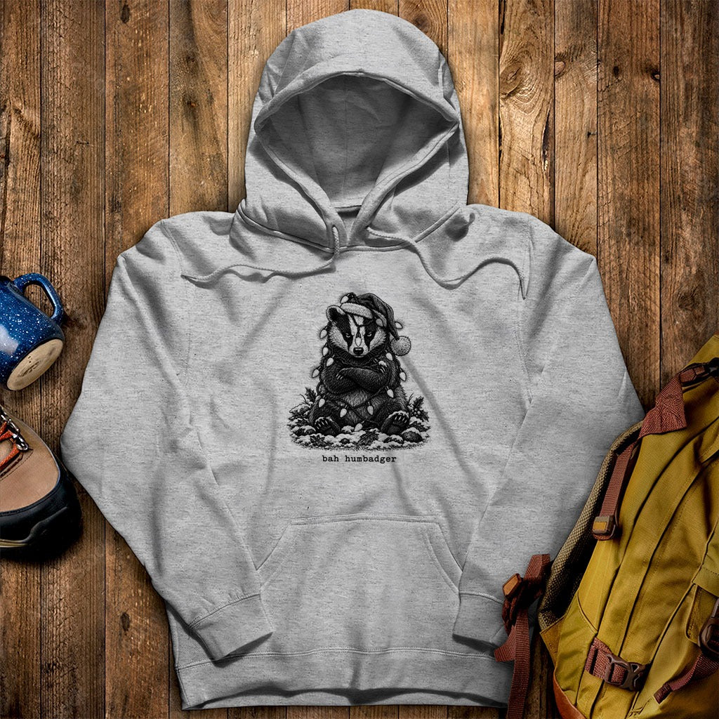 Bah Humbug Badger Hoodie