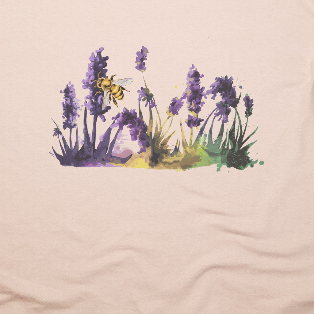 Watercolor Bee in a Meadow T-Shirt