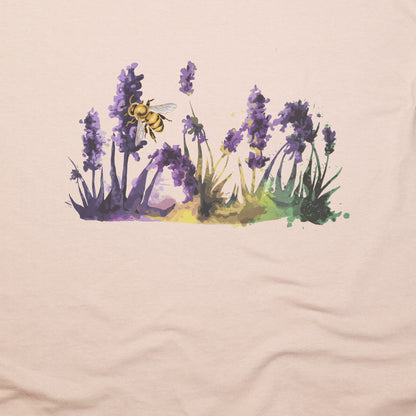 Watercolor Bee in a Meadow T-Shirt