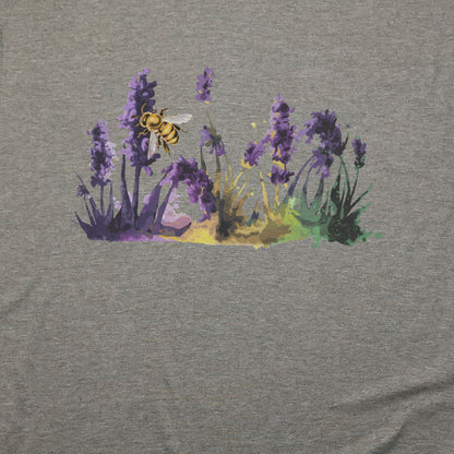 Watercolor Bee in a Meadow T-Shirt