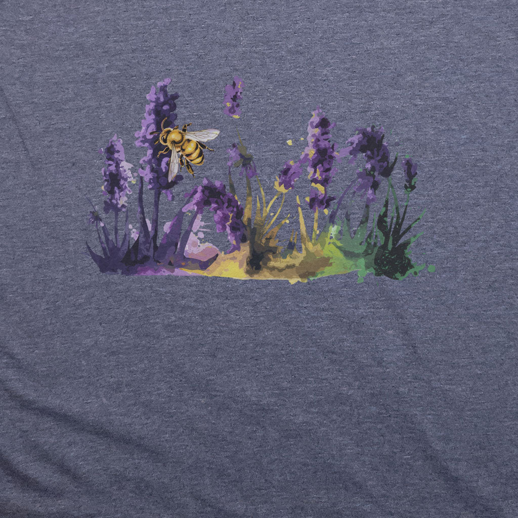 Watercolor Bee in a Meadow T-Shirt