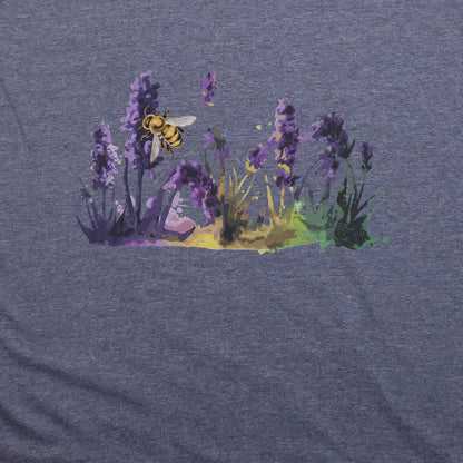 Watercolor Bee in a Meadow T-Shirt