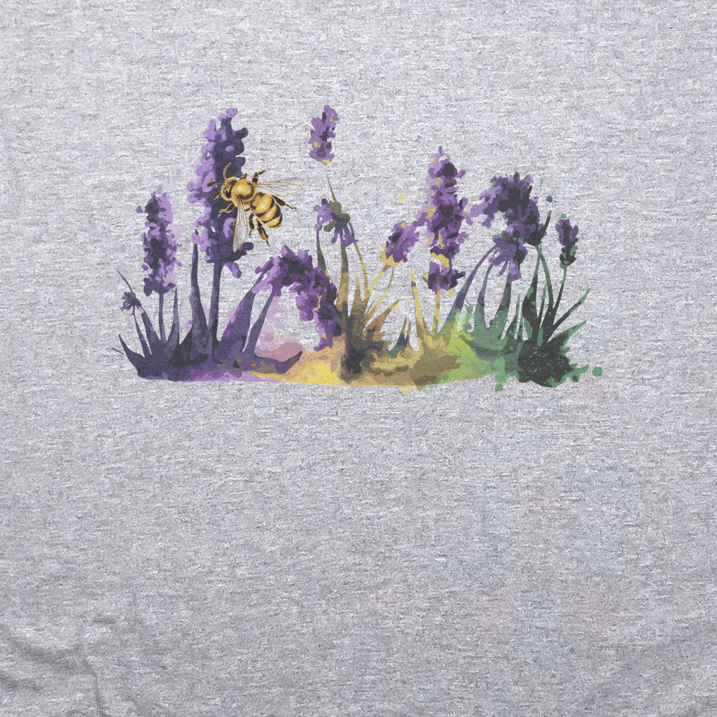 Watercolor Bee in a Meadow T-Shirt