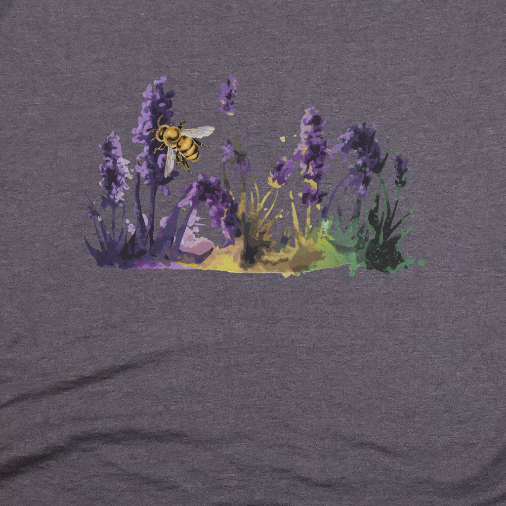 Watercolor Bee in a Meadow T-Shirt