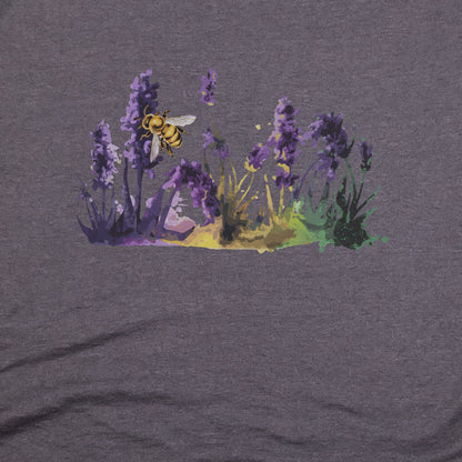 Watercolor Bee in a Meadow T-Shirt