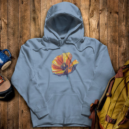 Painted Big Poppy Hoodie