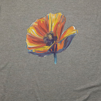 Painted Big Poppy T-Shirt