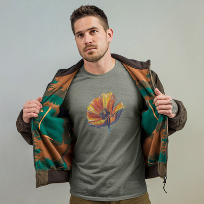 Painted Big Poppy T-Shirt
