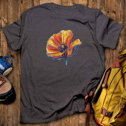 Painted Big Poppy T-Shirt