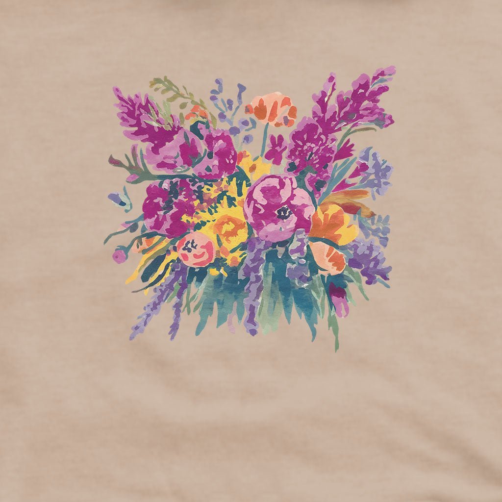 Painted Wildflower Bouquet Hoodie