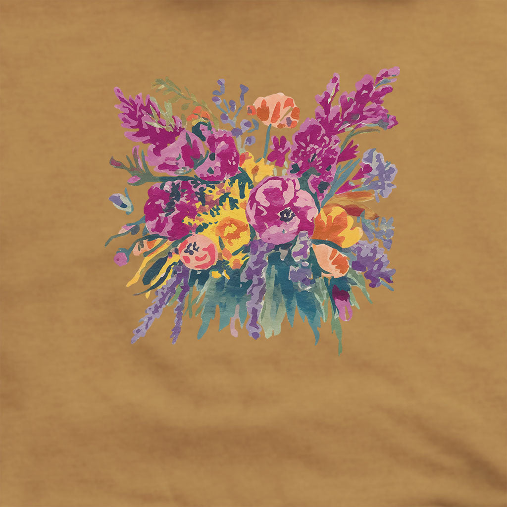 Painted Wildflower Bouquet Hoodie