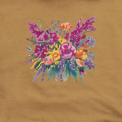 Painted Wildflower Bouquet Hoodie