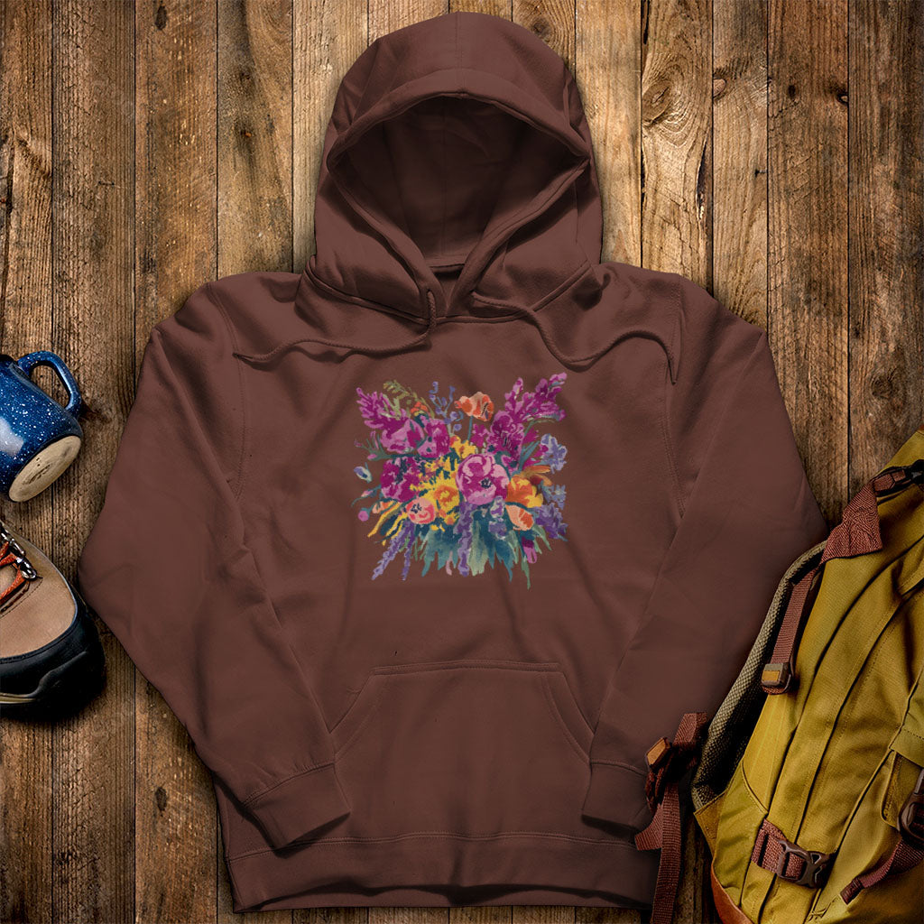 Painted Wildflower Bouquet Hoodie